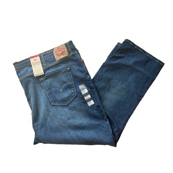 Mens LEVI'S Jeans 541 Size 54 x 30 Big and Tall Athletic Taper Medium Wash Blue - Picture 2 of 9